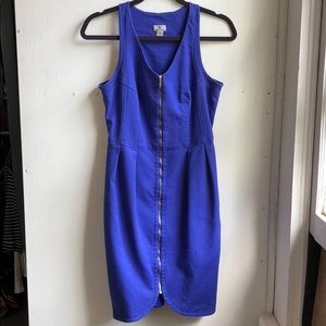 Royal blue dress